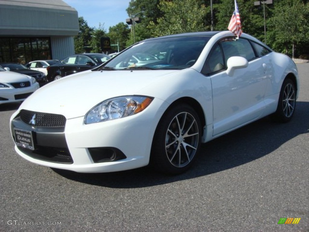 Northstar White 2012 Mitsubishi Eclipse GS Coupe Exterior Photo #68550609