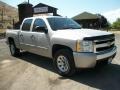 2007 Silver Birch Metallic Chevrolet Silverado 1500 LT Crew Cab 4x4  photo #1