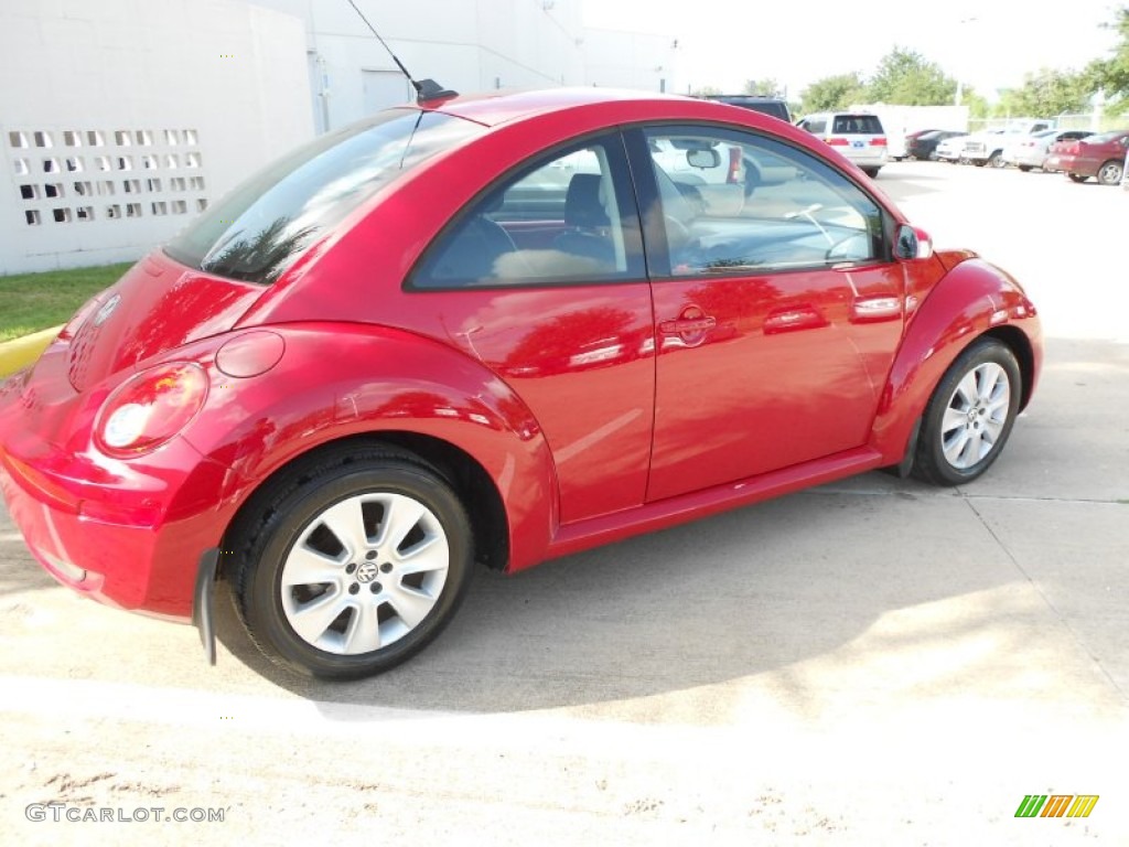 2009 New Beetle 2.5 Coupe - Salsa Red / Black photo #7