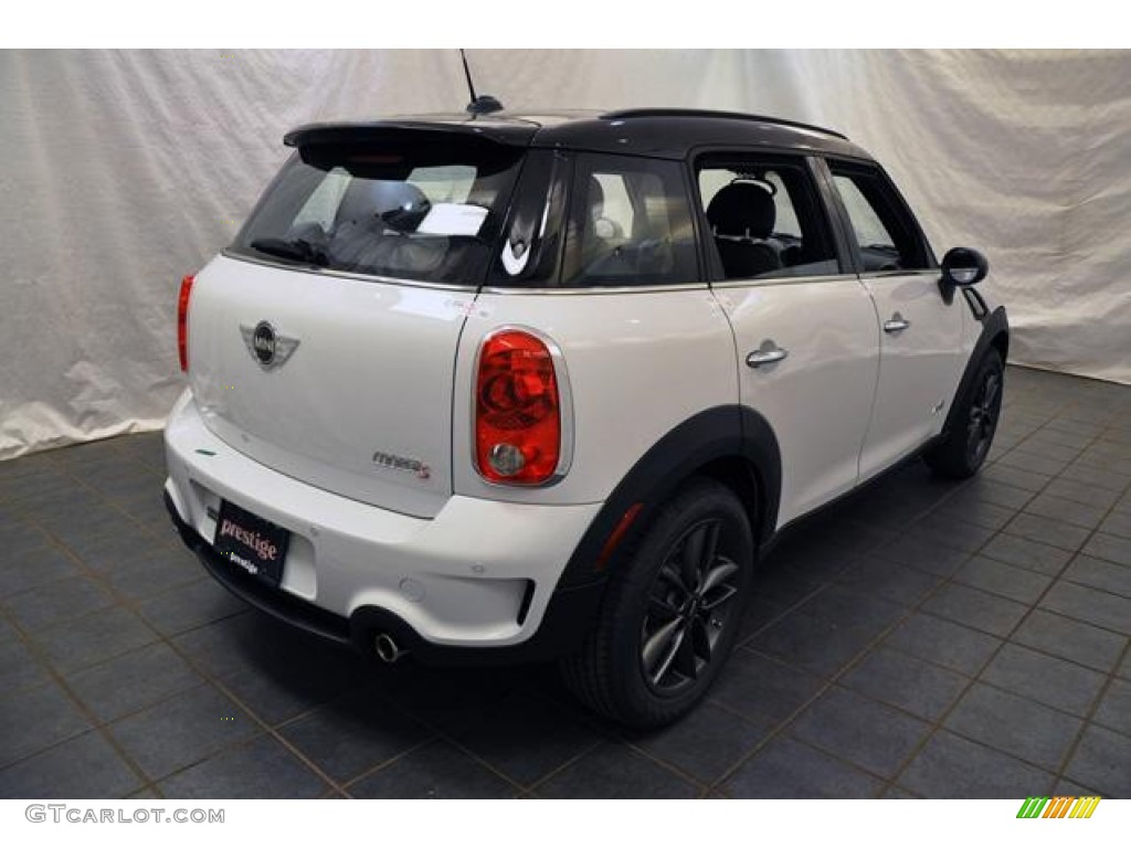 2012 Cooper S Countryman All4 AWD - Light White / Carbon Black photo #2