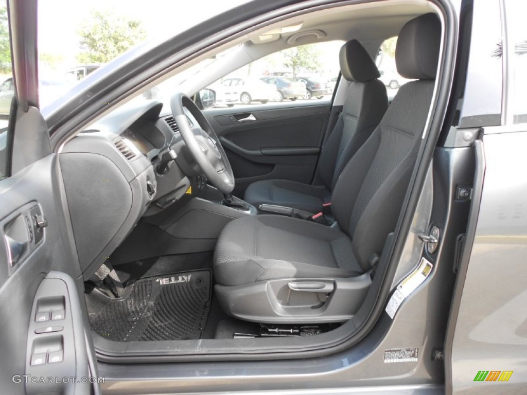 Titan Black Interior 2013 Volkswagen Jetta S Sedan Photo #68553265