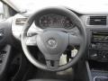 Titan Black Steering Wheel Photo for 2013 Volkswagen Jetta #68553526