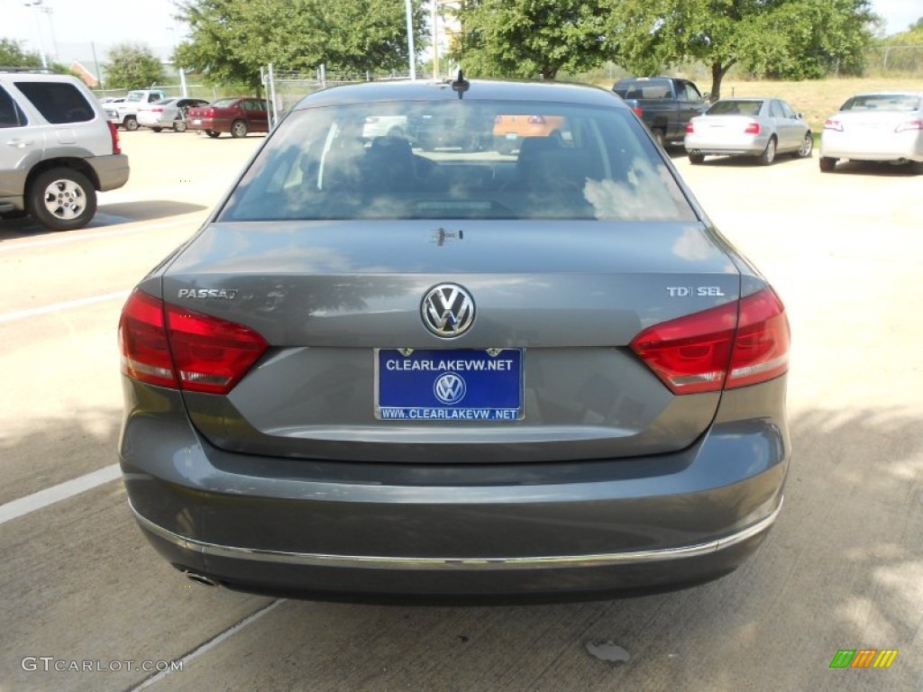 2013 Passat TDI SEL - Platinum Gray Metallic / Titan Black photo #5