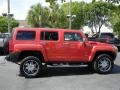 2009 Solar Flare Metallic Hummer H3   photo #18