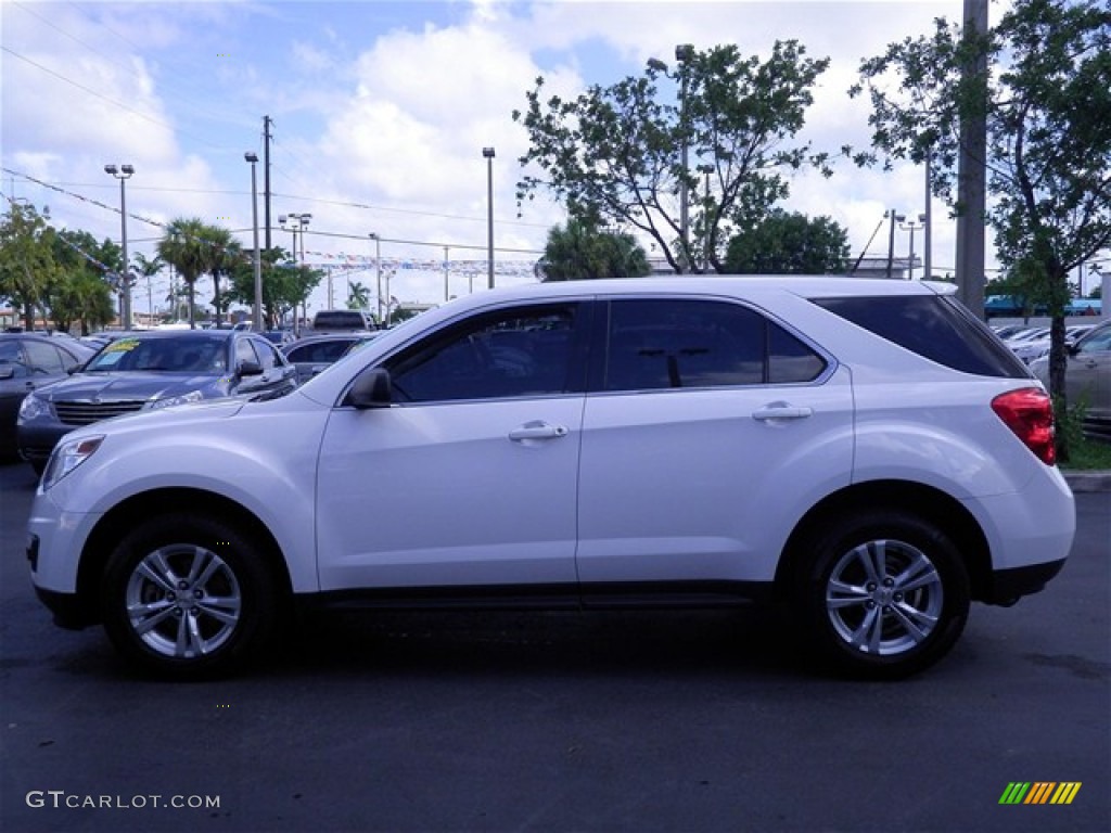 2010 Equinox LS - Summit White / Jet Black/Light Titanium photo #10