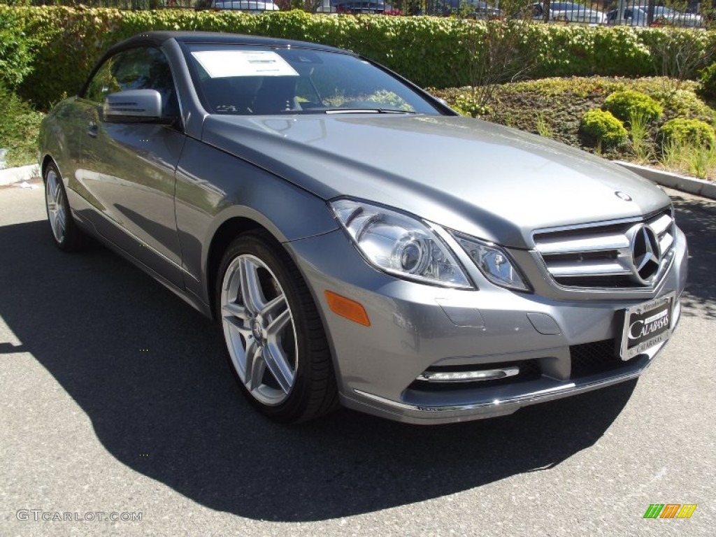 2013 E 350 Cabriolet - Palladium Silver Metallic / Black photo #1