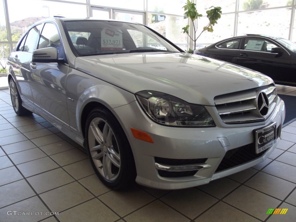 2012 C 250 Sport - Iridium Silver Metallic / Ash photo #1