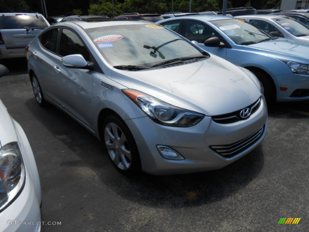 2012 Elantra GLS - Silver / Gray photo #2