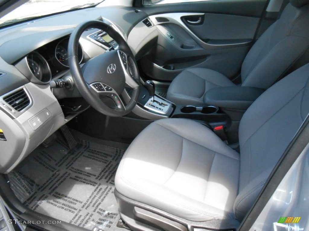 2012 Elantra GLS - Silver / Gray photo #5