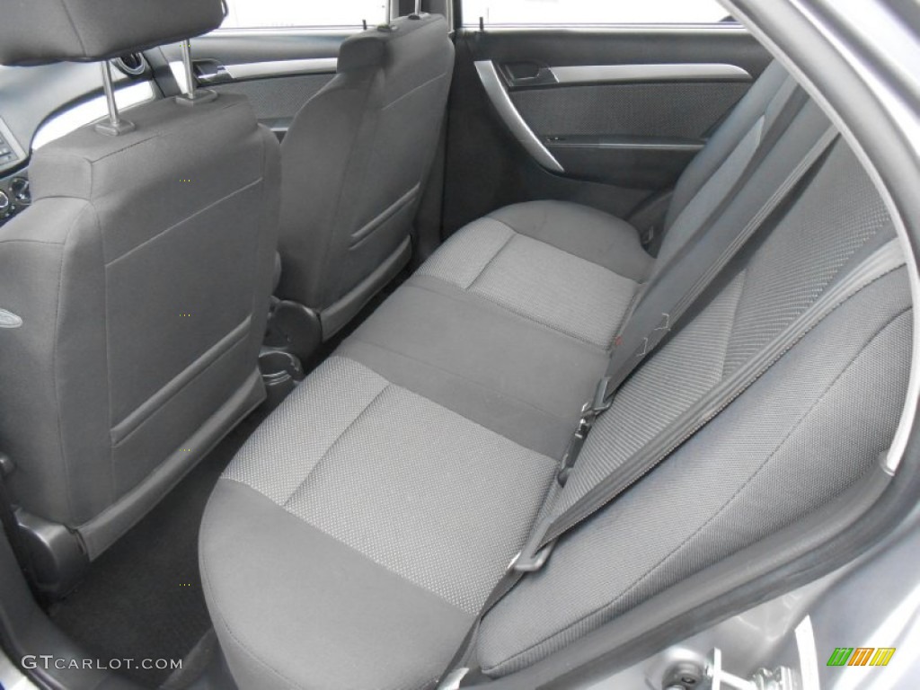 2010 Aveo LS Sedan - Medium Gray / Charcoal photo #6
