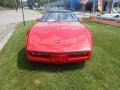 1987 Bright Red Chevrolet Corvette Coupe  photo #2