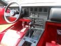 Red 1987 Chevrolet Corvette Coupe Dashboard