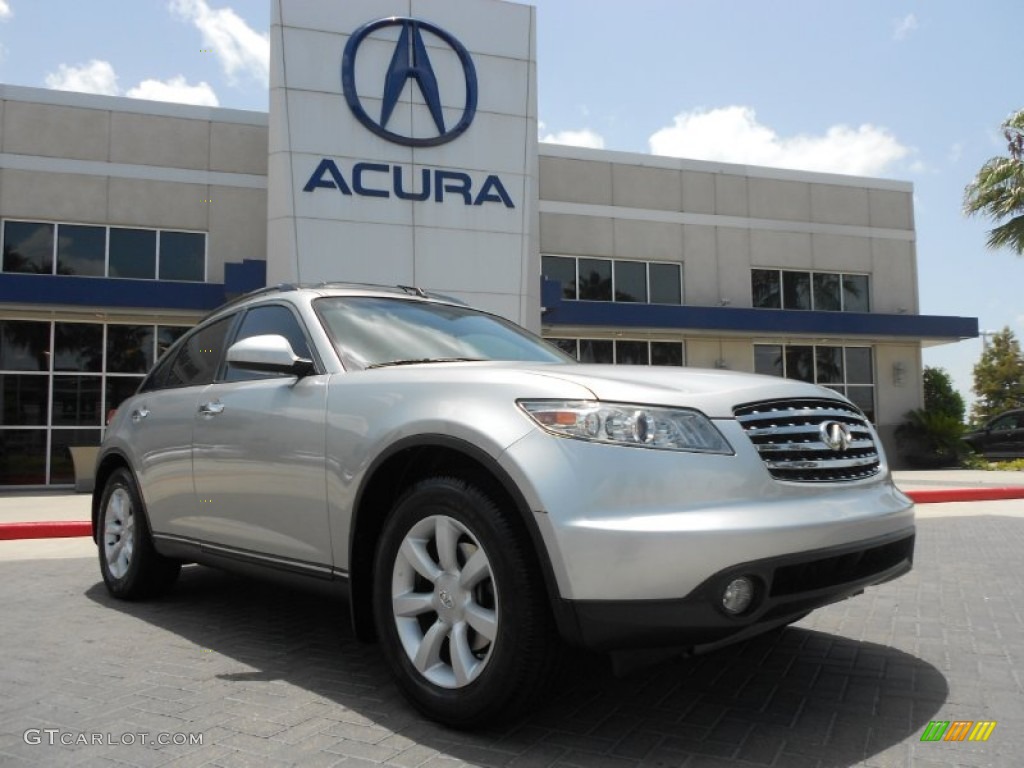 Brilliant Silver Metallic Infiniti FX