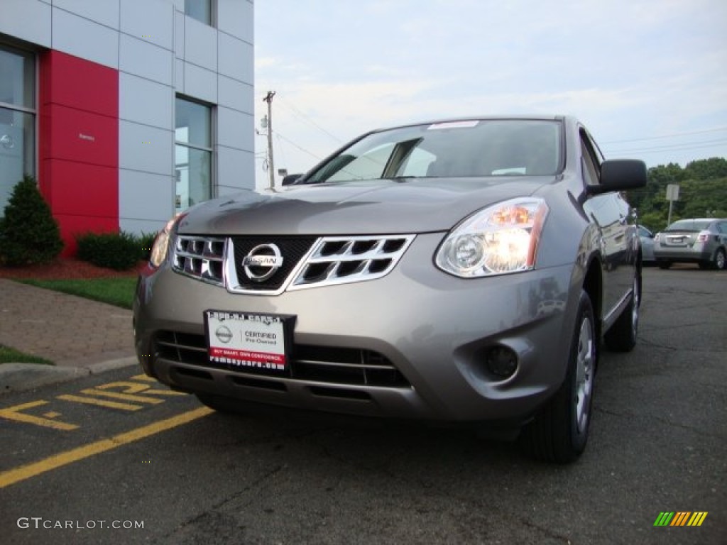 2011 Rogue S AWD - Platinum Graphite / Gray photo #1
