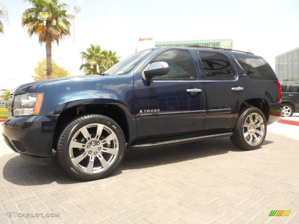 Dark Blue Metallic 2007 Chevrolet Tahoe LS Exterior Photo #68557402