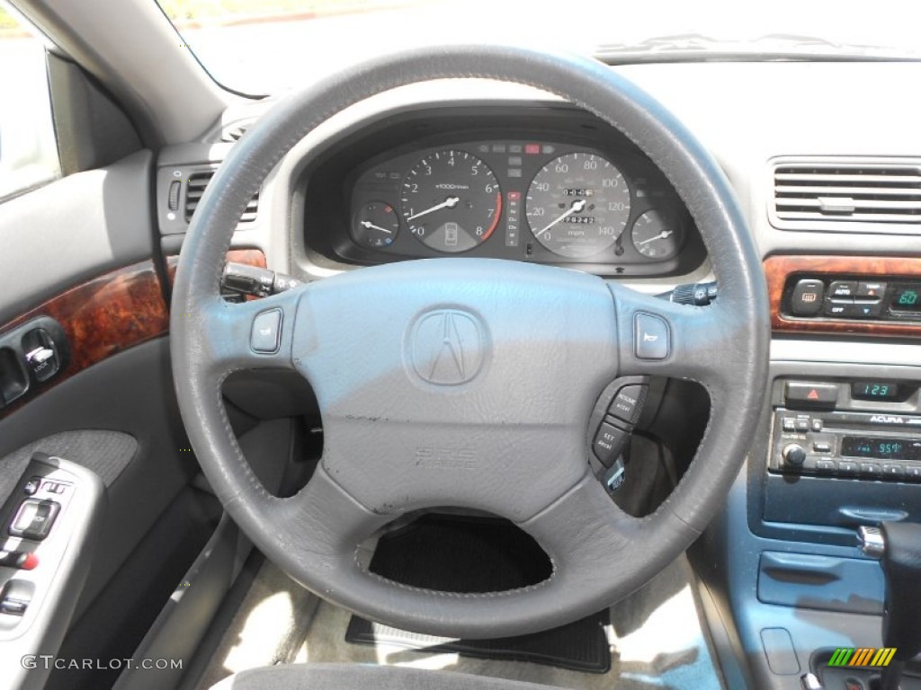 1997 Acura CL 3.0 Gray Steering Wheel Photo #68558146