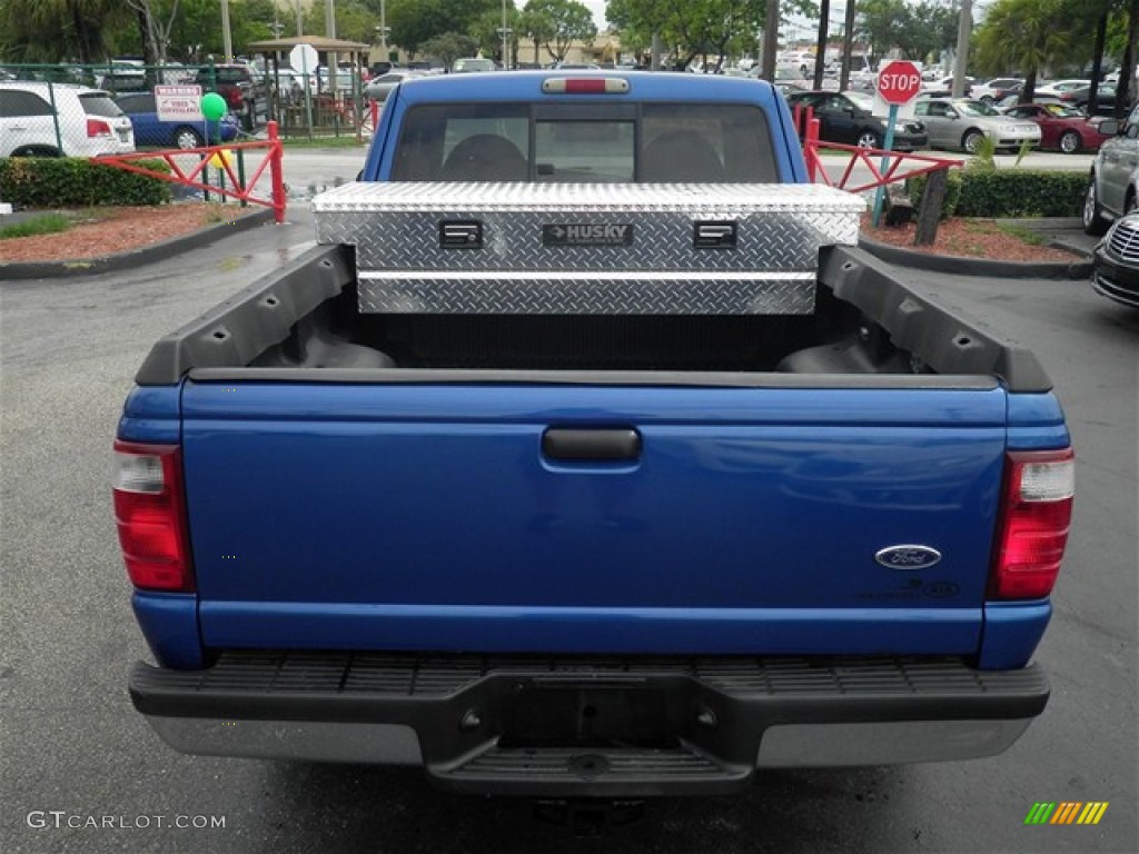 2001 Ranger XLT SuperCab - Bright Island Blue Metallic / Medium Prairie Tan photo #12