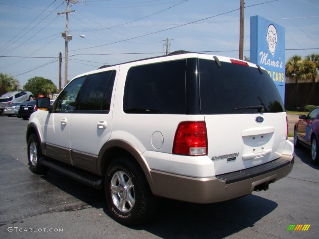 2003 Expedition Eddie Bauer - Oxford White / Medium Parchment photo #6