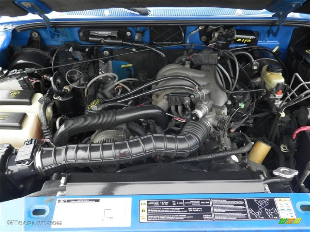 2001 Ranger XLT SuperCab - Bright Island Blue Metallic / Medium Prairie Tan photo #29