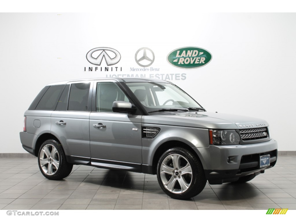 2012 Range Rover Sport HSE LUX - Orkney Grey Metallic / Arabica photo #1