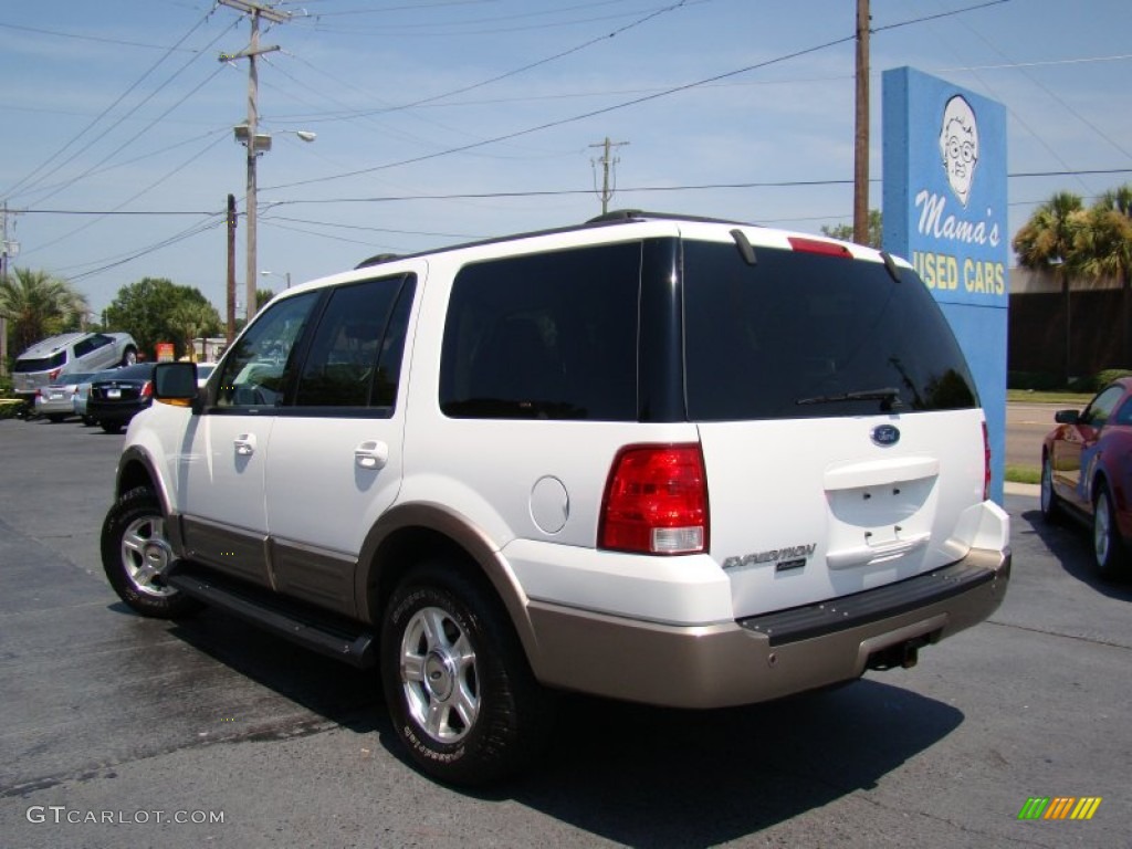 2003 Expedition Eddie Bauer - Oxford White / Medium Parchment photo #32