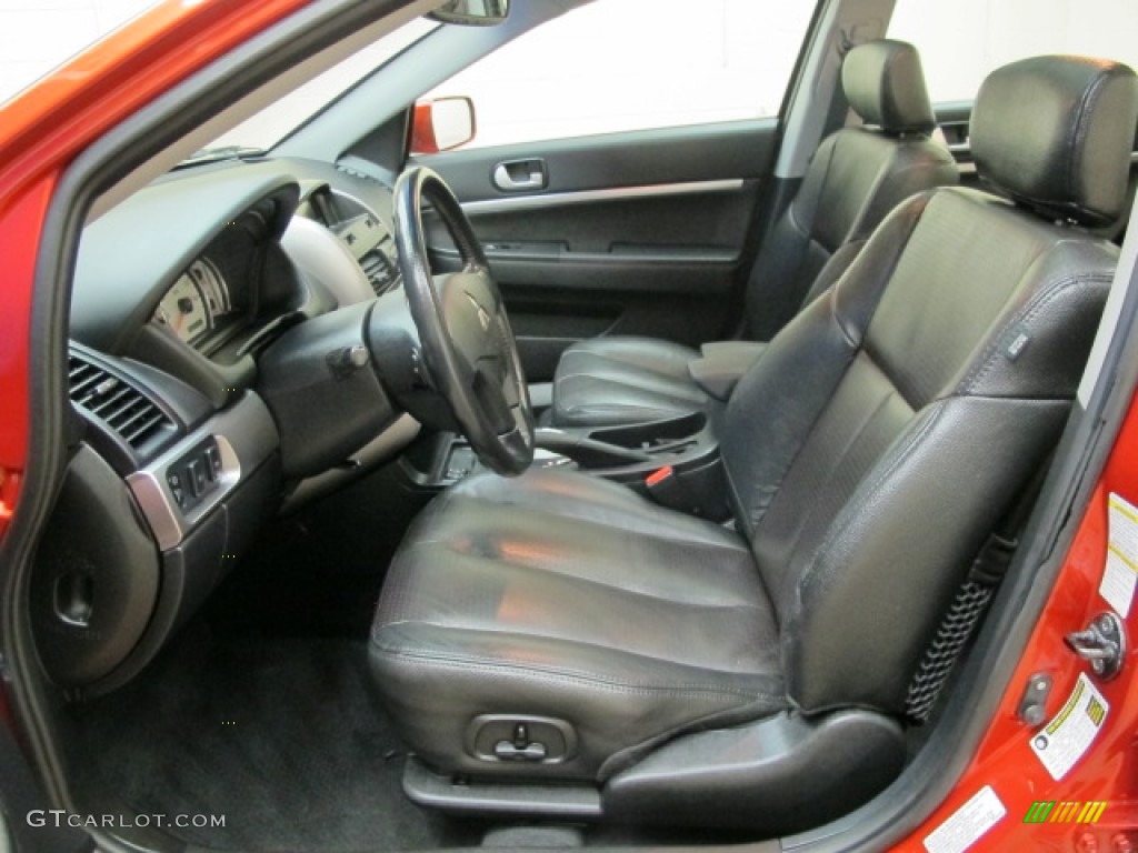 Black Interior 2008 Mitsubishi Galant RALLIART Photo #68560333