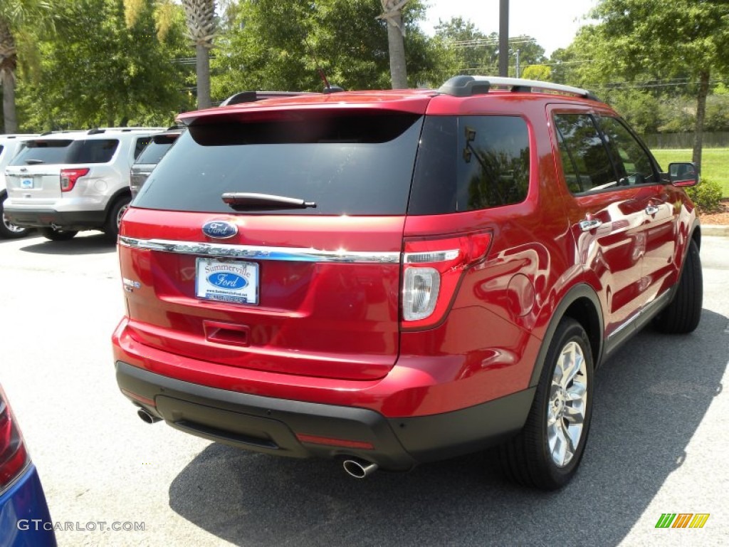 2012 Explorer XLT - Red Candy Metallic / Medium Light Stone photo #14