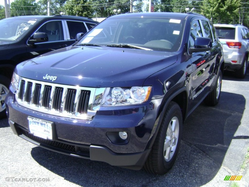 2012 Grand Cherokee Laredo 4x4 - True Blue Pearl / Black photo #1