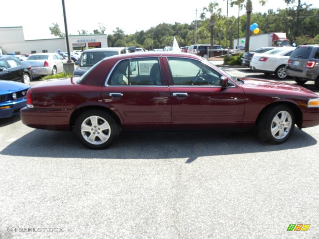 2011 Crown Victoria LX - Dark Toreador Red / Light Camel photo #13