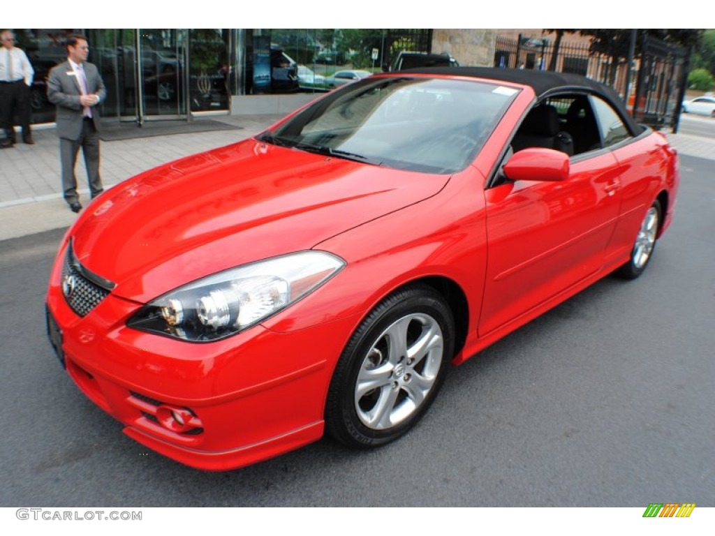 2007 Solara Sport V6 Convertible - Absolutely Red / Dark Charcoal photo #18