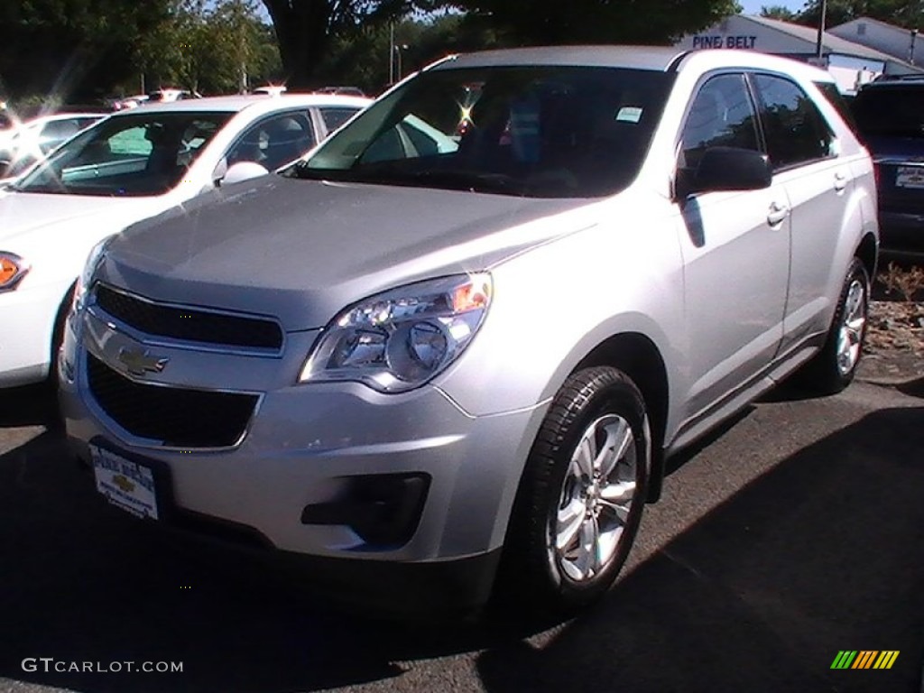 2012 Equinox LS AWD - Silver Ice Metallic / Jet Black photo #1