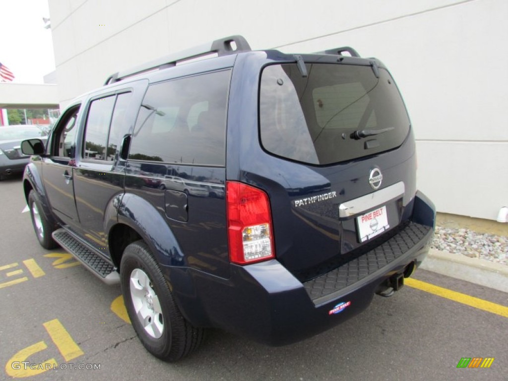 2008 Pathfinder S 4x4 - Majestic Blue / Graphite photo #5