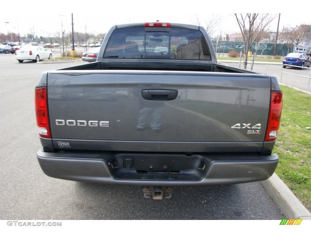 2003 Ram 1500 SLT Quad Cab 4x4 - Graphite Metallic / Dark Slate Gray photo #5
