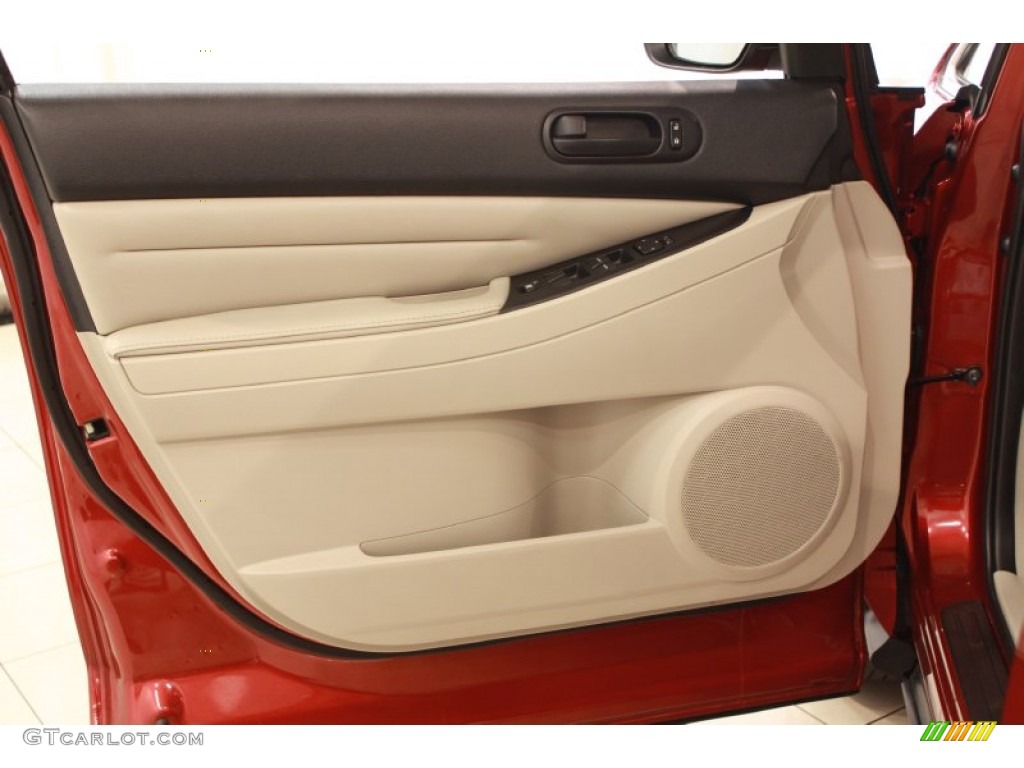 2010 Mazda CX-7 i Sport Sand Door Panel Photo #68563774