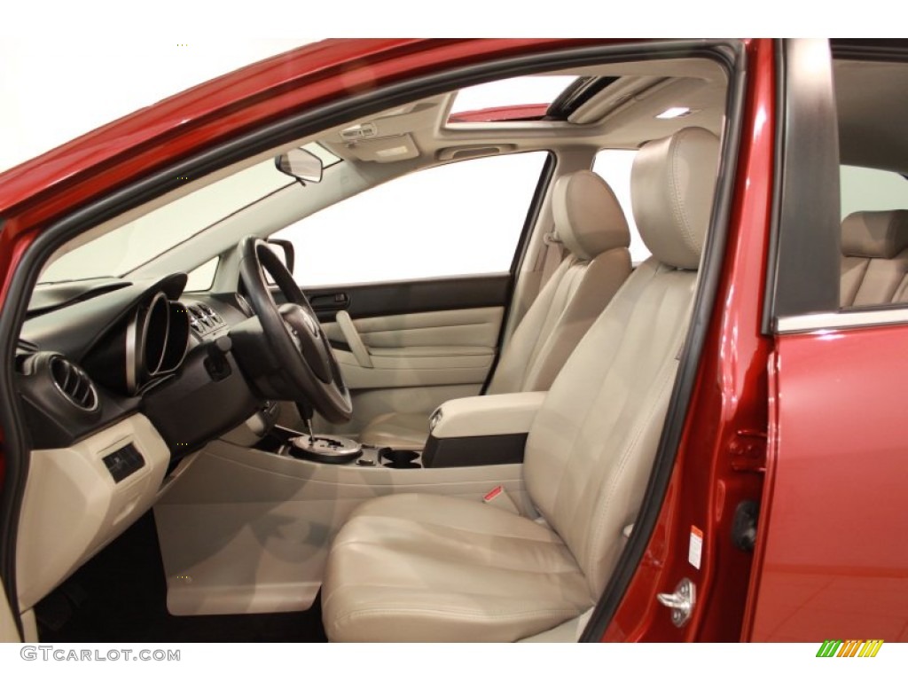 Sand Interior 2010 Mazda CX-7 i Sport Photo #68563783