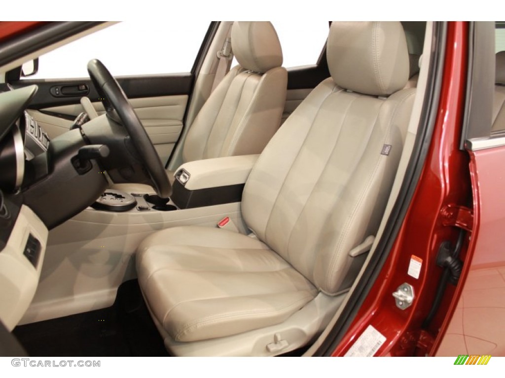 Sand Interior 2010 Mazda CX-7 i Sport Photo #68563789
