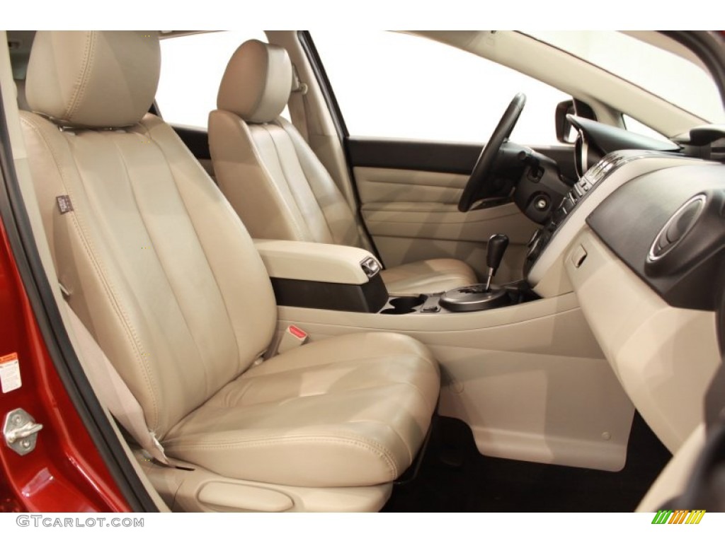 Sand Interior 2010 Mazda CX-7 i Sport Photo #68563837
