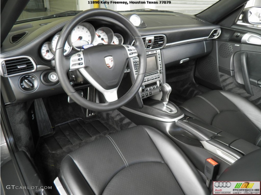2008 911 Carrera S Cabriolet - Meteor Grey Metallic / Black photo #8