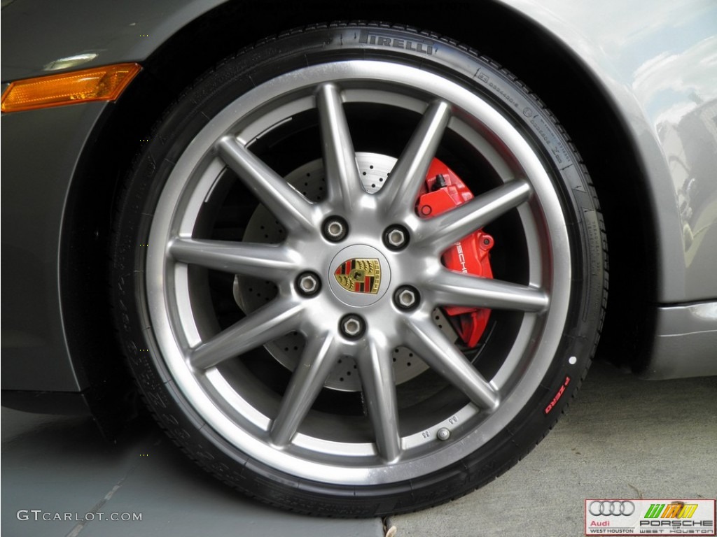 2008 911 Carrera S Cabriolet - Meteor Grey Metallic / Black photo #23