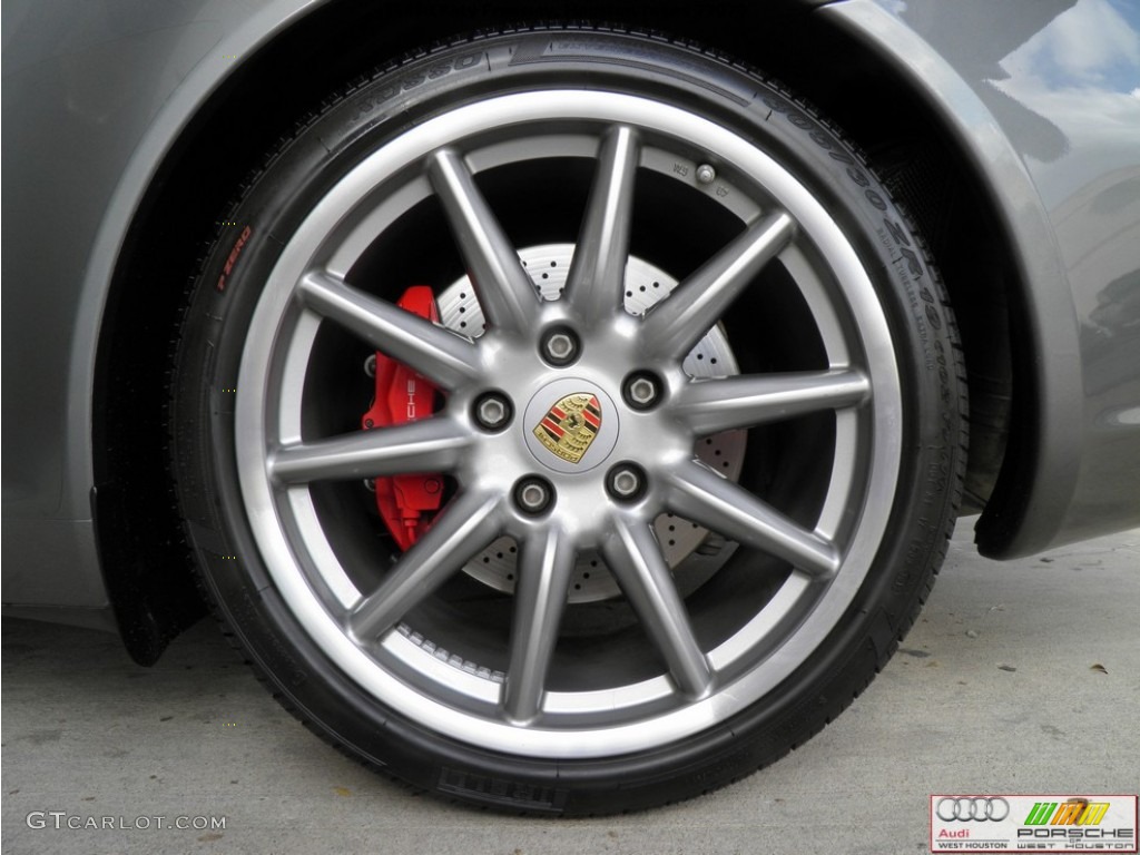2008 911 Carrera S Cabriolet - Meteor Grey Metallic / Black photo #31