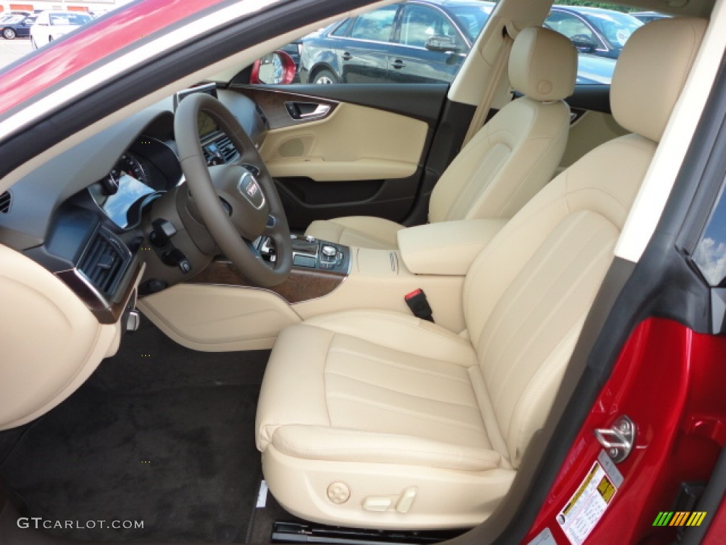 2013 Audi A7 3.0T quattro Prestige Front Seat Photo #68564593