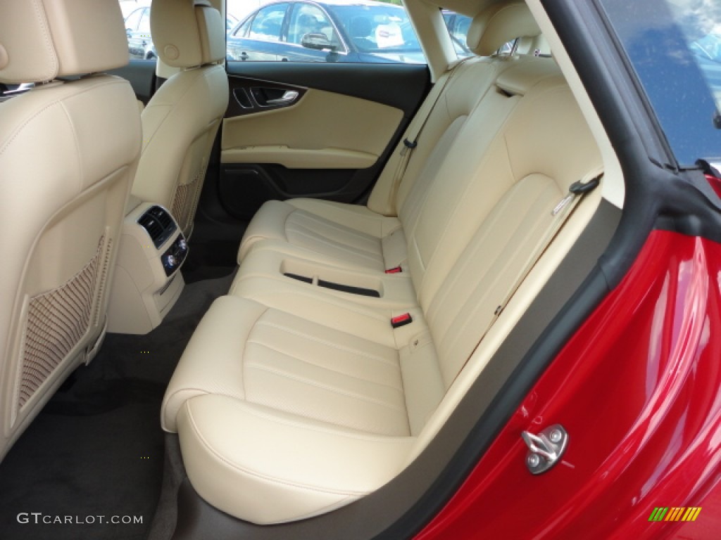 2013 Audi A7 3.0T quattro Prestige Rear Seat Photo #68564605