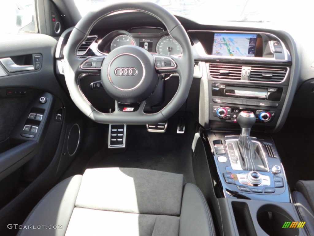 2013 Audi S4 3.0T quattro Sedan Black Dashboard Photo #68564884