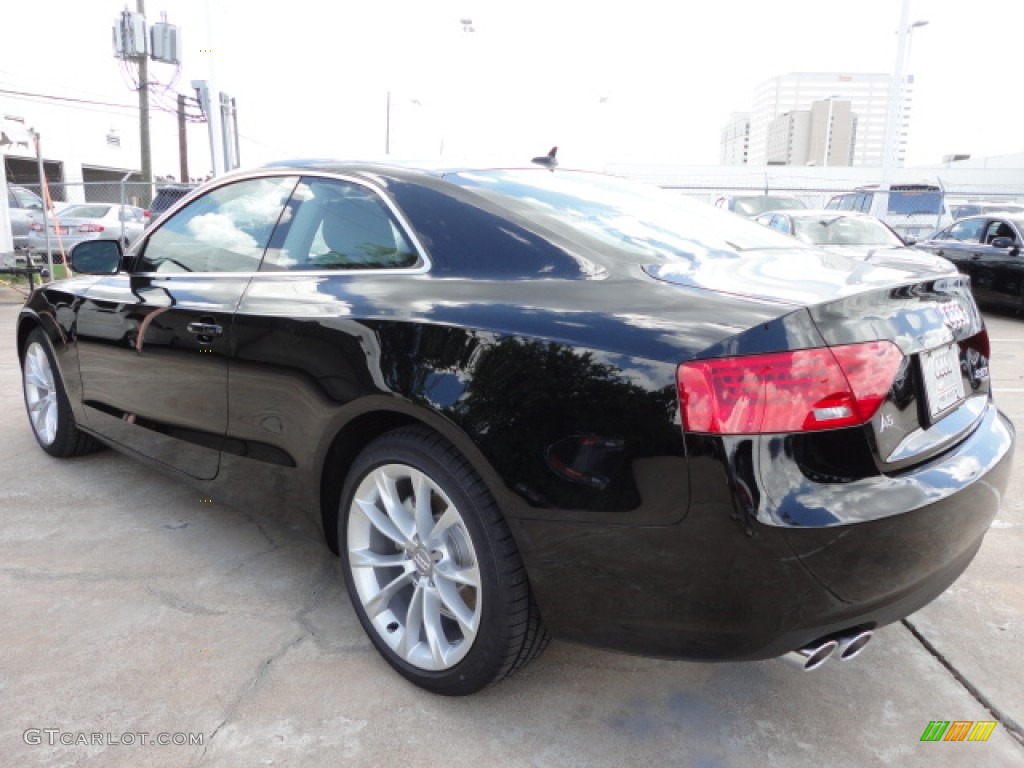 Brilliant Black 2013 Audi A5 2.0T quattro Coupe Exterior Photo #68564935