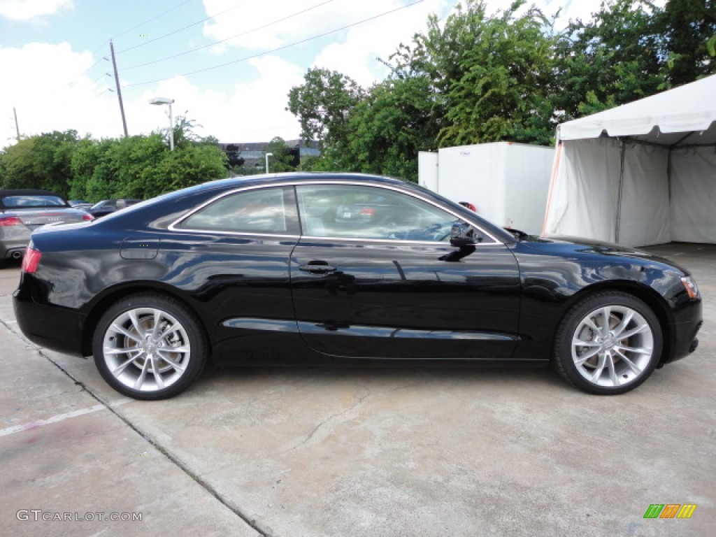 Brilliant Black 2013 Audi A5 2.0T quattro Coupe Exterior Photo #68564950