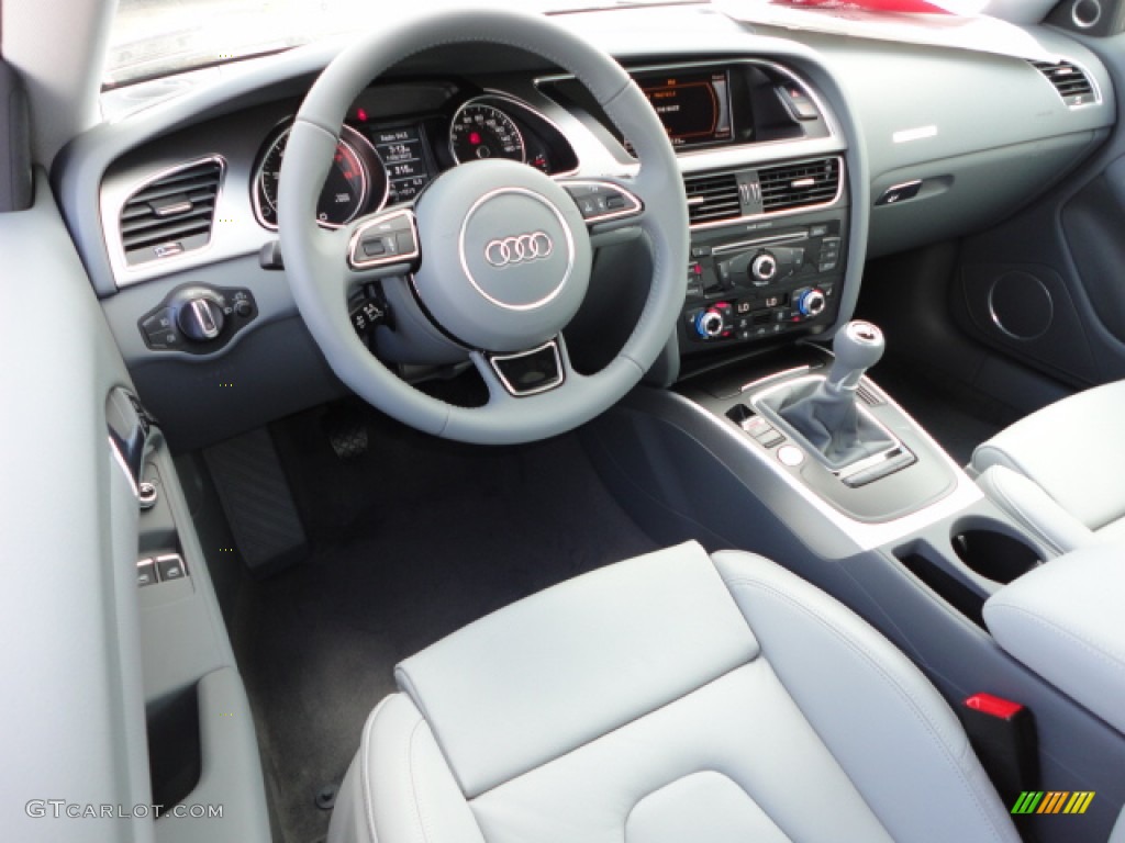 Titanium Grey/Steel Grey Interior 2013 Audi A5 2.0T quattro Coupe Photo #68564977