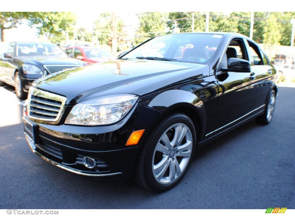 2011 C 300 Luxury 4Matic - Black / Black photo #1