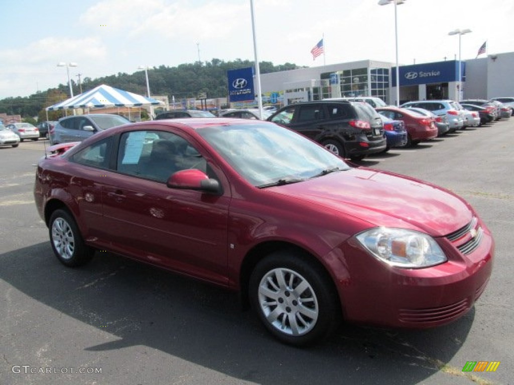 2009 Cobalt LT Coupe - Sport Red / Ebony photo #1