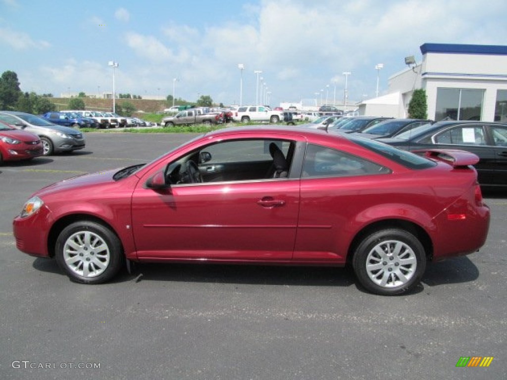 Sport Red 2009 Chevrolet Cobalt LT Coupe Exterior Photo #68566195