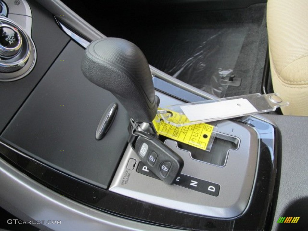 2013 Elantra GLS - Blue Sky Metallic / Beige photo #9